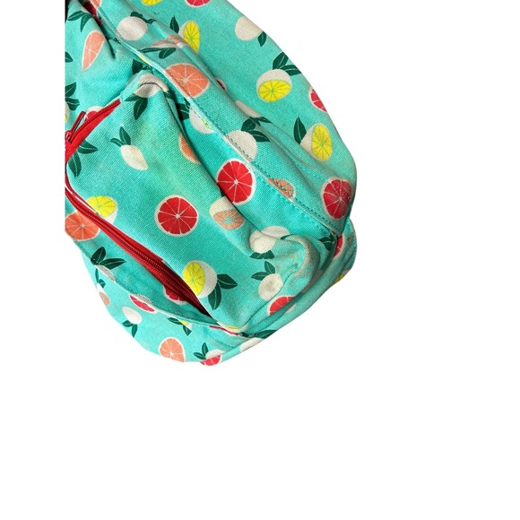 KAVU Rope Sling Bag Citrus Grove Print Crossbody Shoulder Backpack - Picture 5 of 6